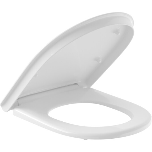 VILLEROY & BOCH VICARE TOALETTSETE MED GRIPEKANT, SOFT-CLOSE OG LIFT-OFF, HVIT ALPIN ANTIBAKTERIELT
