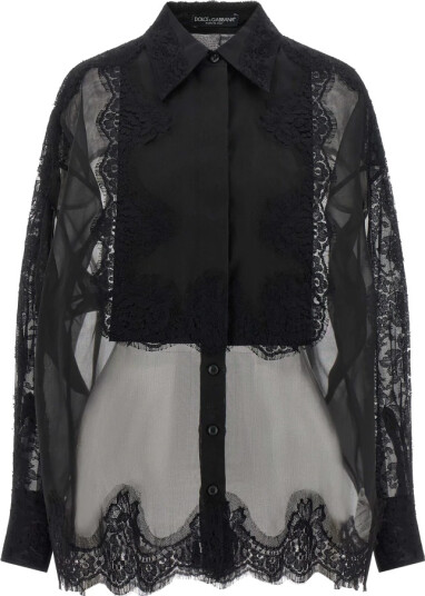Dolce & Gabbana Dame Bluser & Skjorter Svart L,