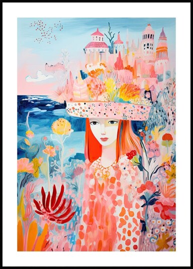 Dream Garden Girl Plakat Plakat / 70x100cm Dream Garden Girl Plakat Plakat / 70x100cm