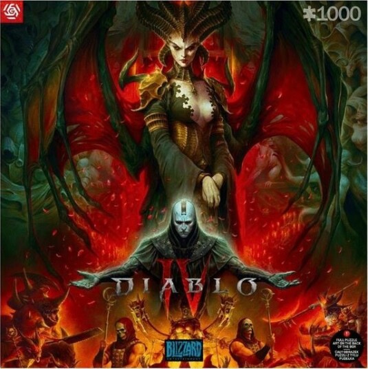 Good Loot Spill puslespill: Diablo IV Lilith-komposisjon 1000 brikker Good Loot Spill puslespill: Diablo IV Lilith-komposisjon 1000 brikker