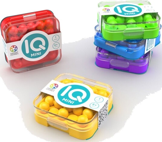 SmartGames IQ Mini Lommepuslespill med Utfordringer for Barn