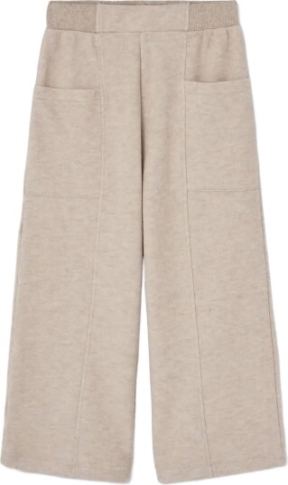 Boboli Twill Trousers Knit For Girl Bci BEIGE 92