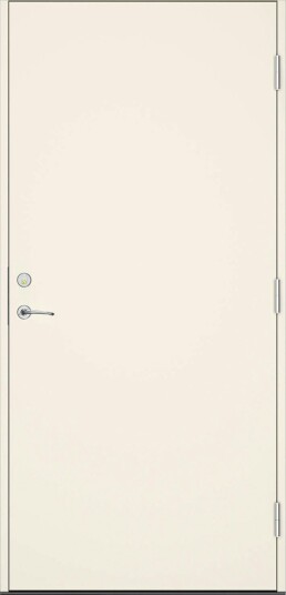 Ytterdør Swedoor Clever-Line+ Muddus Lagerført NCS-0502-Y Hvit 10x21, Høyre