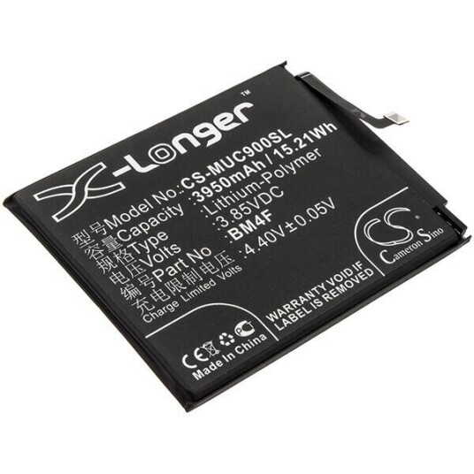 Xiaomi M1906F9SC batteri (3950 mAh 3.85 V, Sort)