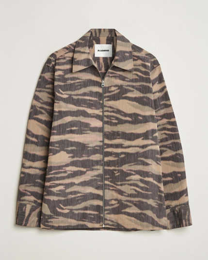 Jil Sander Zip Shirt Jacket Camouflage Jil Sander Zip Shirt Jacket Camouflage