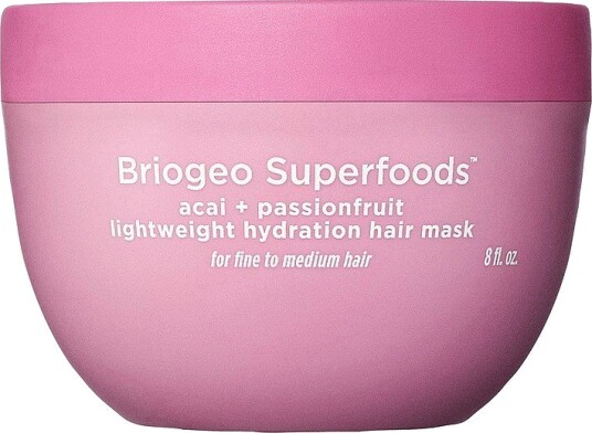 Briogeo Superfoods™ Acai + Passionfruit Lightweight Hydration Hair Mask 240Ml Rosa