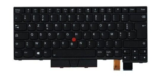Lenovo - notebook replacement keyboard - with Trackpoint UltraNav - French - Brbart tastatur - til utskifting - Fransk - Svart
