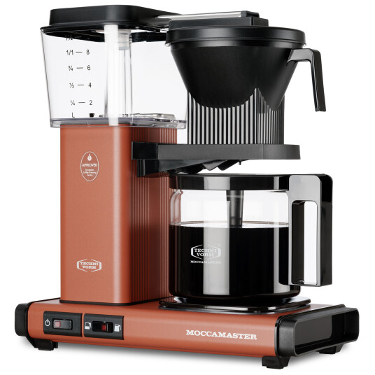 Moccamaster Optio kaffetrakter 1,25 liter terracotta Moccamaster Optio kaffetrakter 1,25 liter terracotta