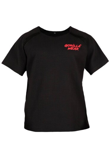 Gorilla Wear Augustine Old School Work Out Top Black/Red 4XL/5XL Gorilla Wear Augustine Old School Work Out Top Black/Red 4XL/5XL