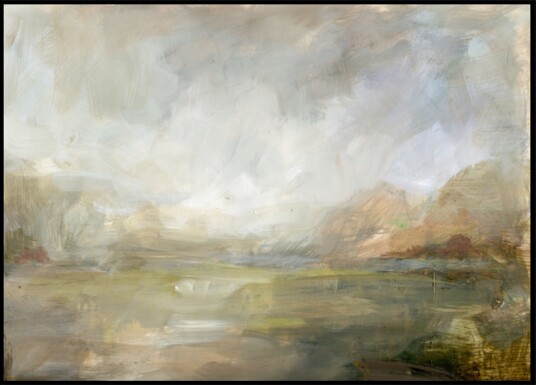 Misty Morning Vista Plakat / 100x150