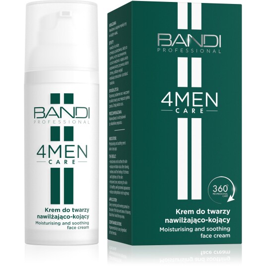 Bandi 4MEN Care Moisturising and soothing face cream 50 ml Bandi 4MEN Care Moisturising and soothing face cream 50 ml