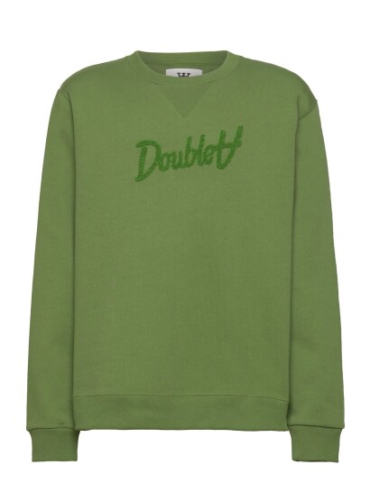 WOOD WOOD Rod Kids Aa Script Sweatshirt Green 98 104