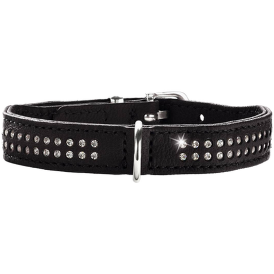 Hunter Diamond Petit Hundehalsbånd Svart 20-24cm