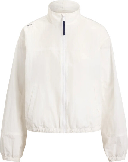 Ralph Lauren Golf Mockneck Full Zip Windbreaker   White   XS