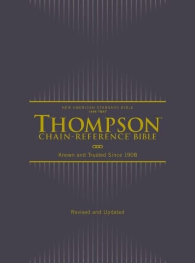NASB, Thompson ChainReference Bible, Hardcover, 1995 Text, Red Letter, Comfort Print