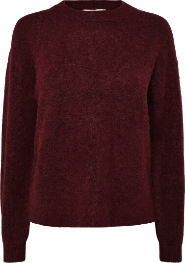 Soft Rebels Srallison Knit Rws Burgundy M