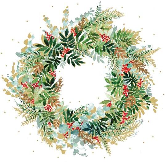 Paper Product Design Middagsservietter Christmas Hill Fra Ppd