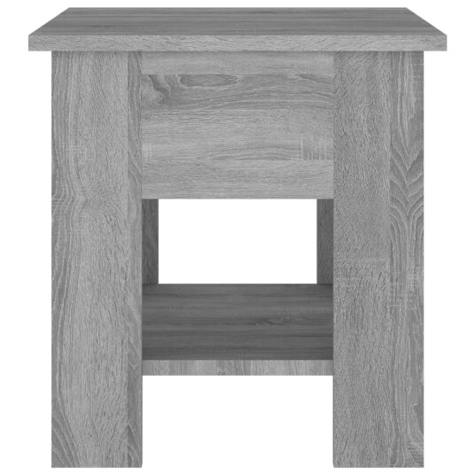 vidaXL Salongbord grå sonoma eik 40x40x42 cm konstruert tre