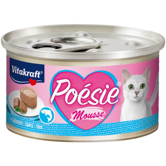 Poesie Mousse Lax 85 g Katt Kattefôr Våtfôr Vitakraft