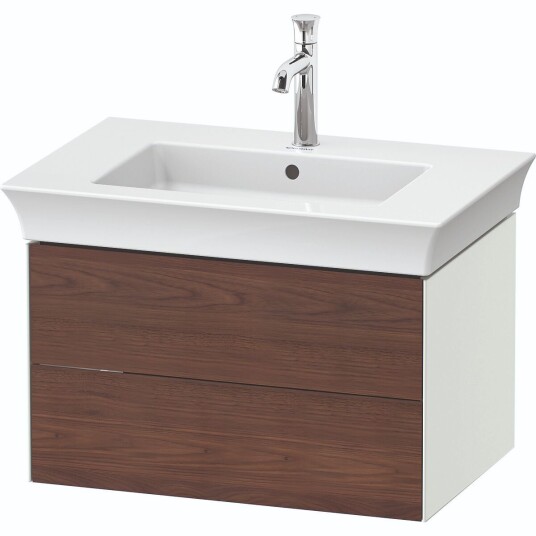 Duravit White Tulip Servantskap 2 skuf. 68,4x45,8x41 cm Valnøtt/Hvit Matt