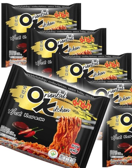 20 stk MAMA Oriental Kitchen Hot Korean Flavour Nudler Hel Eske 1,7 kg Thailand