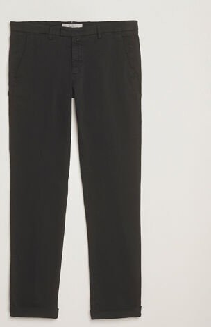 Briglia 1949 Slim Fit Cotton Stretch Chino Black
