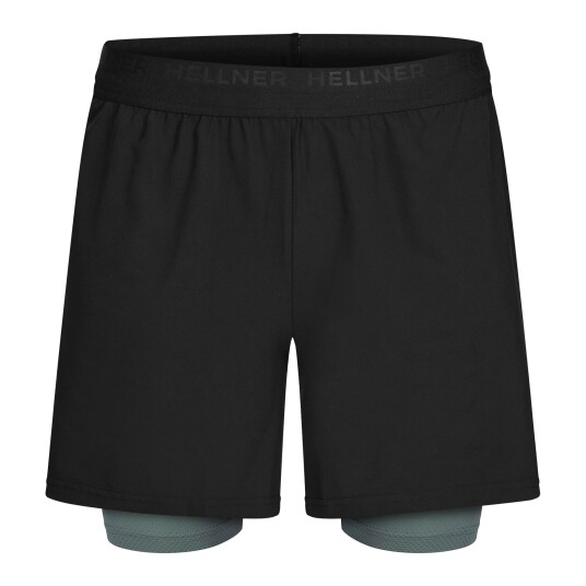 Hellner Kelva 2-in-1 Shorts Men Blackbeauty+laurelwreath S