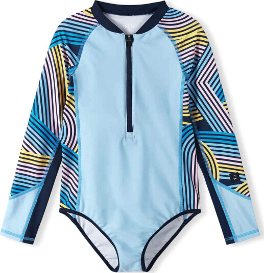 Reima Kids' Aalloilla Swimsuit Frozen Blue 116 Reima Kids' Aalloilla Swimsuit Frozen Blue 116