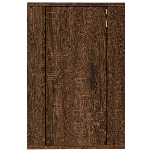 vidaXL Vegghengt TV-benk brun eik 40x34,5x60 cm 8720845667795