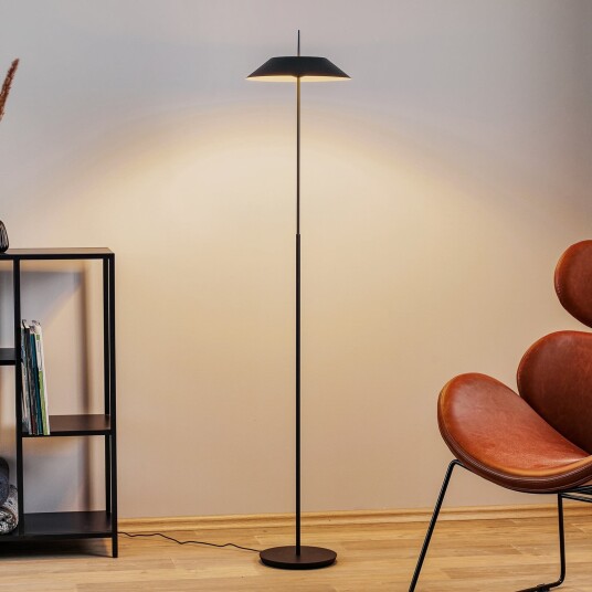 Mayfair LED gulvlampe grafittgrå   Vibia   Stue   Design   Metall   Med skjerm