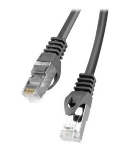 Lanberg Koblingskabel Rj-45 Hann Til Rj-45 Hann 30 M Ftp Cat 6 Formstøpt Uten Hindringer Svart Ral 9004