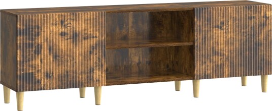 TV skap Røkt Eik 150 x 31 x 50 cm Konstruert tre TV skap Røkt Eik 150 x 31 x 50 cm Konstruert tre
