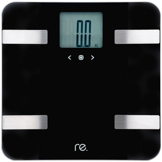 re. smart baderomsvekt 250 (sort) re. smart baderomsvekt 250 (sort)