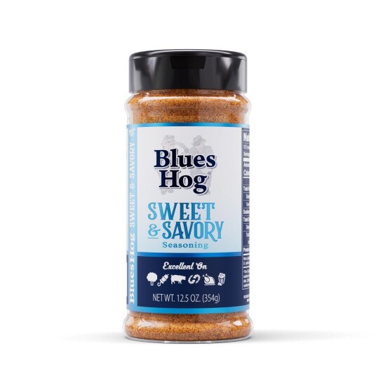Blues Hog Sweet & Savory Rub 354g Søtt røkt og med et subtilt kick Blues Hog Sweet & Savory Rub 354g Søtt røkt og med et subtilt kick