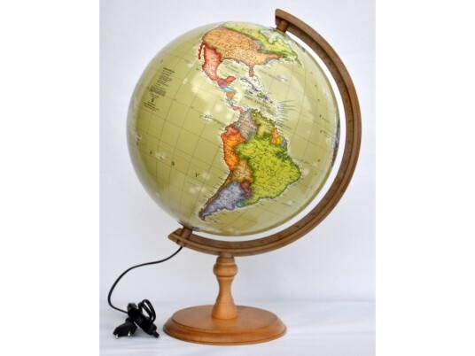Zachem Globe 320 Politisk Opplyst