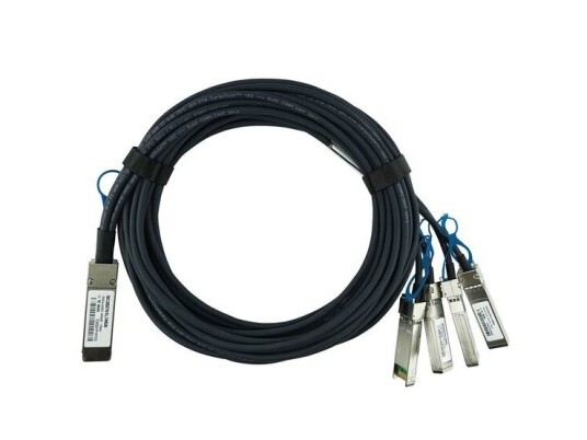 Blueoptics Q28-4S28-Dac-3M-Nk-Bl 3 M Qsfp28 4Xsfp28 Hankjønn/Hankjønn