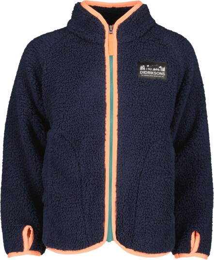 Didriksons Kids' Gibbs Full Zip 130, Navy