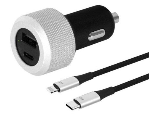 Just Mobile Highway Turbo - Deluxe Car Charger with PD/QC Hybrid Fast Charge
