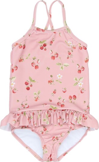 Petit Piao Ppem Frill Swimsuit   Pink   98/104