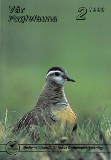 Norsk Ornitologisk Forening Vår Fuglefauna   1992 2 årgang 15