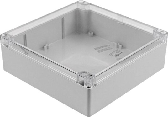 Hammond Electronics 1554W2GYCL Polykarbonat Grå Kabinett