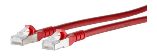 Metz Connect 130845B566-E 25 M Cat6a S/Ftp (S-Stp) Rj-45 Rj-45 Rød