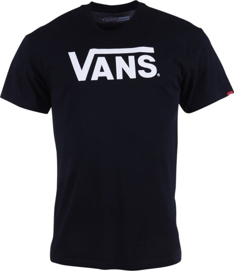 Vans Mn Vans Classic Black/White S T-Shirts Vans Mn Vans Classic Black/White S T-Shirts