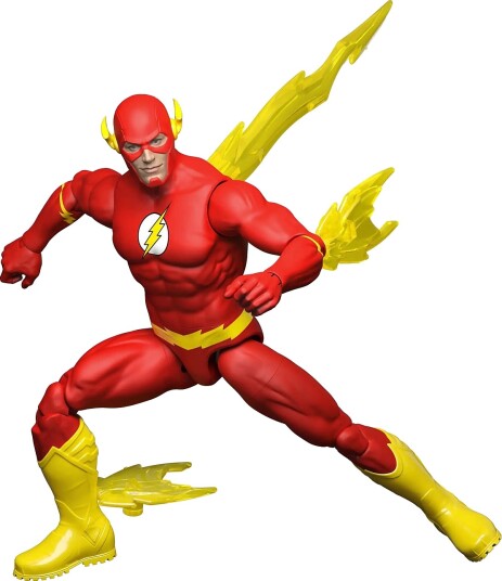 DC Comics The Flash 16 cm Actionfigur med 22 Artikulasjonspunkter Rød DC Comics The Flash 16 cm Actionfigur med 22 Artikulasjonspunkter Rød