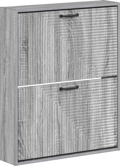 vidaXL Vegghengt skoskap HAARLEM 71 x 17 x 86 cm Konstruert tre
