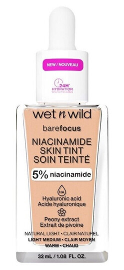 Wet N Wild Bare Focus Niacinamide Skin Tint 32ml Light Wet N Wild Bare Focus Niacinamide Skin Tint 32ml Light