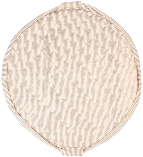 Play&Go Lekematte Ø120 cm Soft Organic Striper Blue Play&Go OneSize Lekematte Beige Blå Play&Go Lekematte Ø120 cm Soft Organic Striper Blue Play&Go OneSize Lekematte Beige Blå