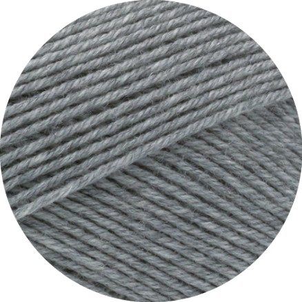 Lana Grossa Meilenweit 100 Merino Extrafine Uni Garn 2404 Gråmelert