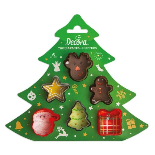 Decora Utstikkere  Jul Pk/6 