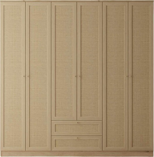 Meyloren garderobe 206x210 cm - Beige